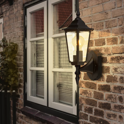Farol de pared E27 Negro 26W Tecnolite