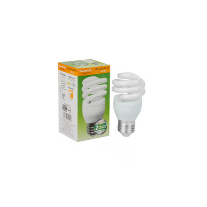 Foco Flourescente 13W Luz Fría Base E27 Tecnolite