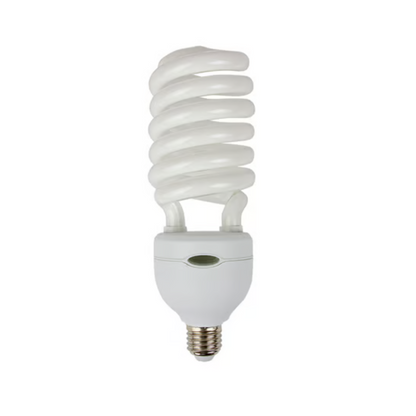 Foco Flourescente Espiral 65W Luz Fría Base E27 Cristal Tecnolite