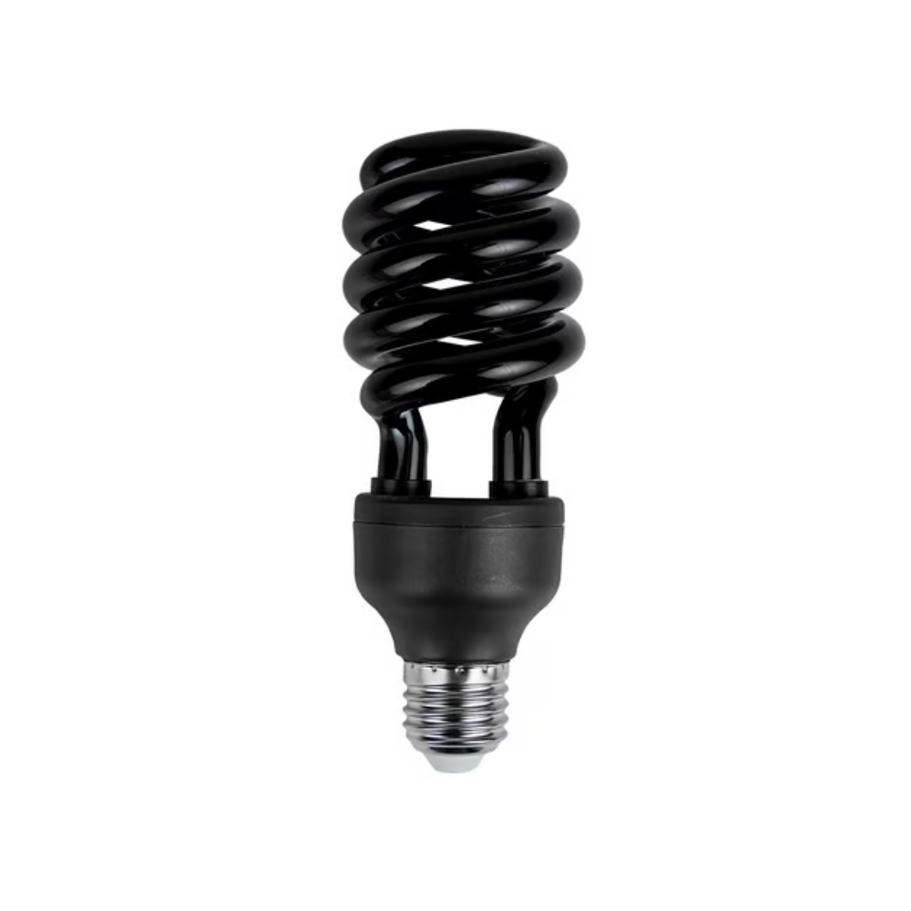 Foco Fluorescente 20W Luz Negra Base E27 Tecnolite