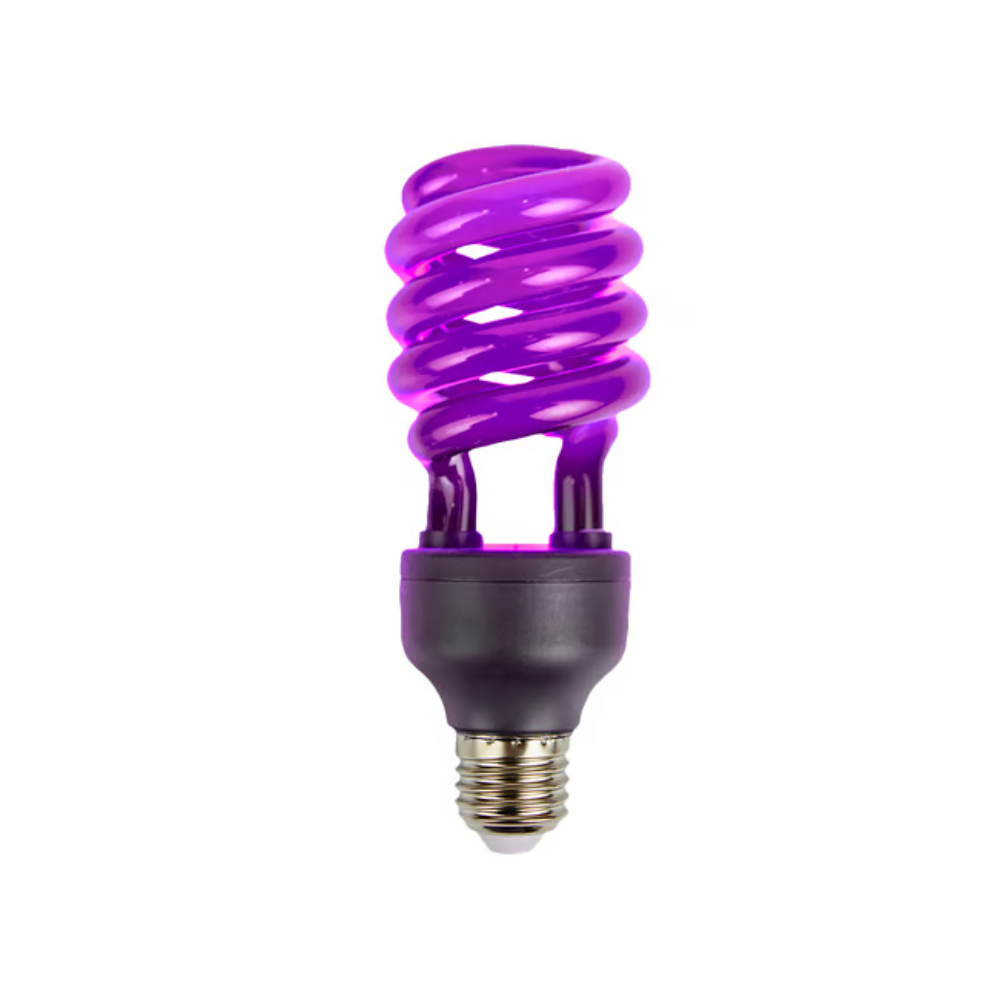 Foco Fluorescente 20W Luz Negra Base E27 Tecnolite