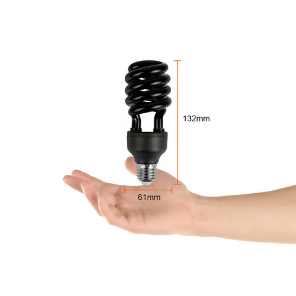 Foco Fluorescente 20W Luz Negra Base E27 Tecnolite