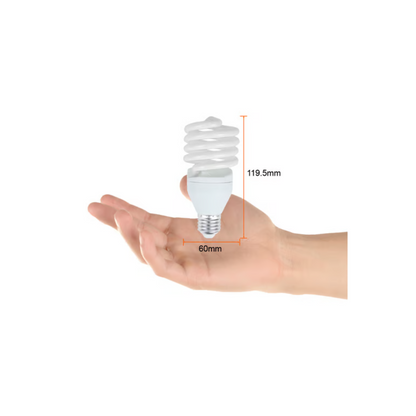 Foco Fluorescente Espiral 26W Luz Fría Base E27 Tecnolite