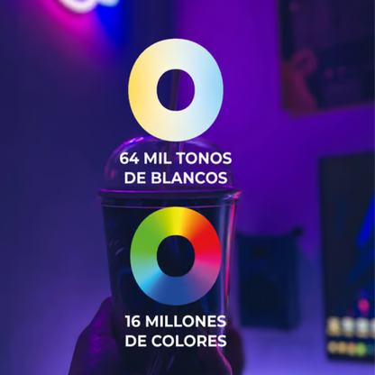 Foco Inteligente MR16 WiFi 5W Luz RGB Tecnolite