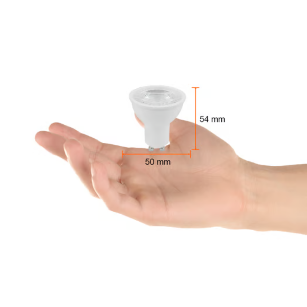 Foco LED 7W Luz Cálida Base GU10 Tecnolite