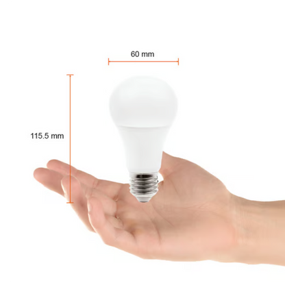 Foco LED A19 10W Luz Cálida Base E27 Atenuable Tecnolite