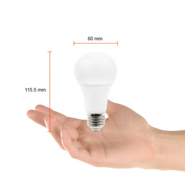 Foco LED A19 10W Luz Neutra Atenuable Base E27 Tecnolite