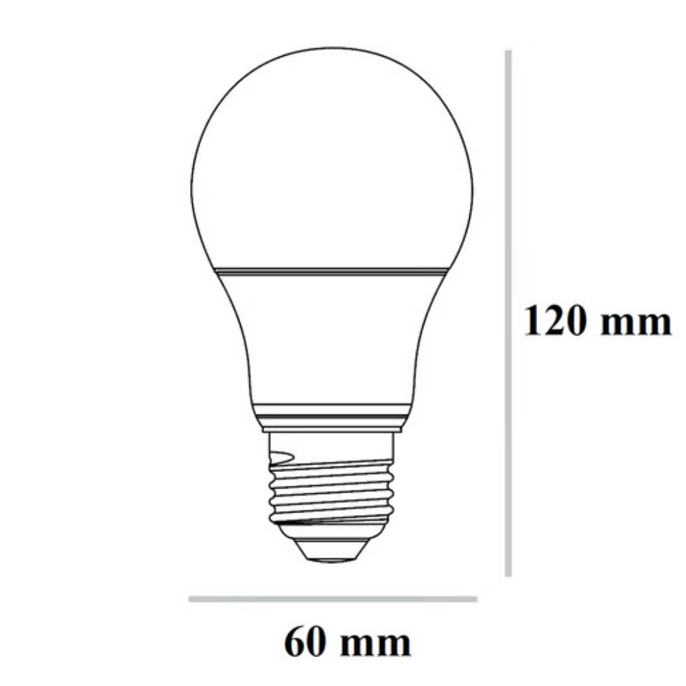 Foco LED Ahorrador 11W Luz Fría Base E27 Tecnolite