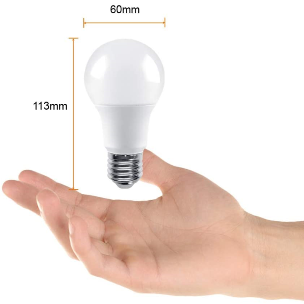 Foco LED Ahorrador 8.5W Luz Cálida Base A19 Tecnolite