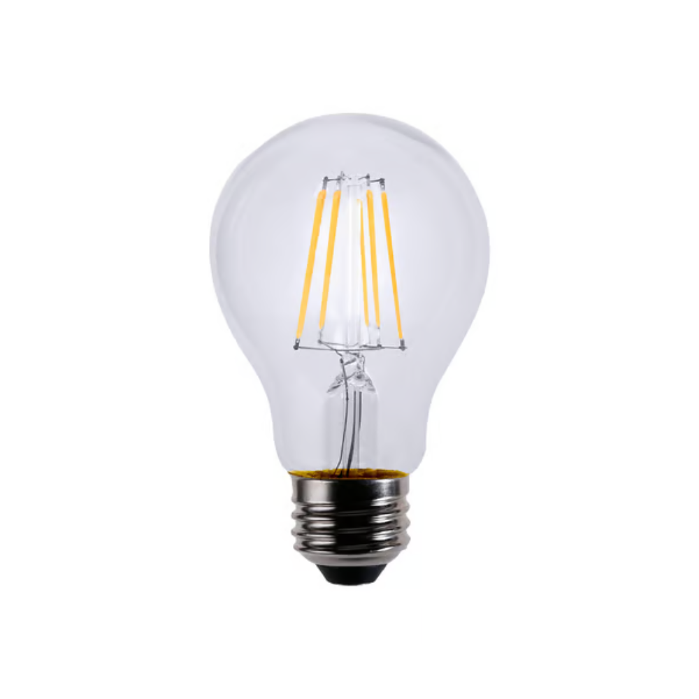 Foco LED Filamento 7W Luz Cálida Base A19 360° Tecnolite