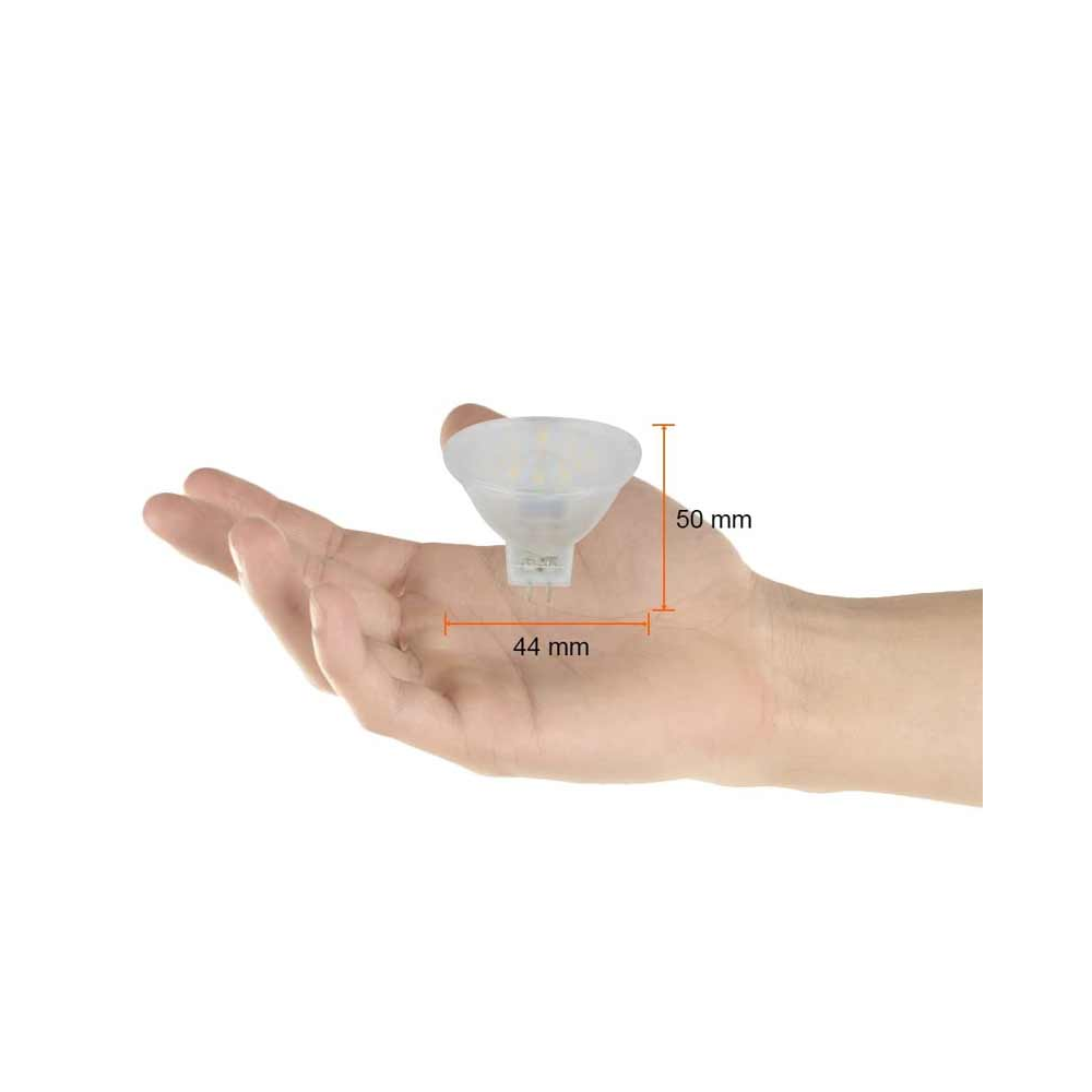 Foco LED MR16 3W Luz Cálida Base GX5.3 Tecnolite
