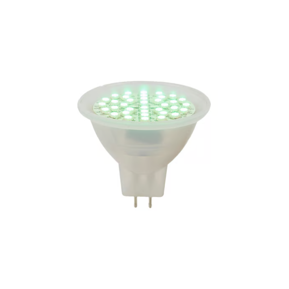 Foco LED MR16 3W Luz Verde Base GX5.3 Tecnolite