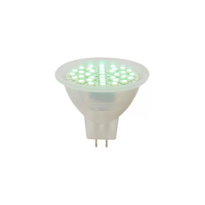 Foco LED MR16 3W Luz Verde Base GX5.3 Tecnolite