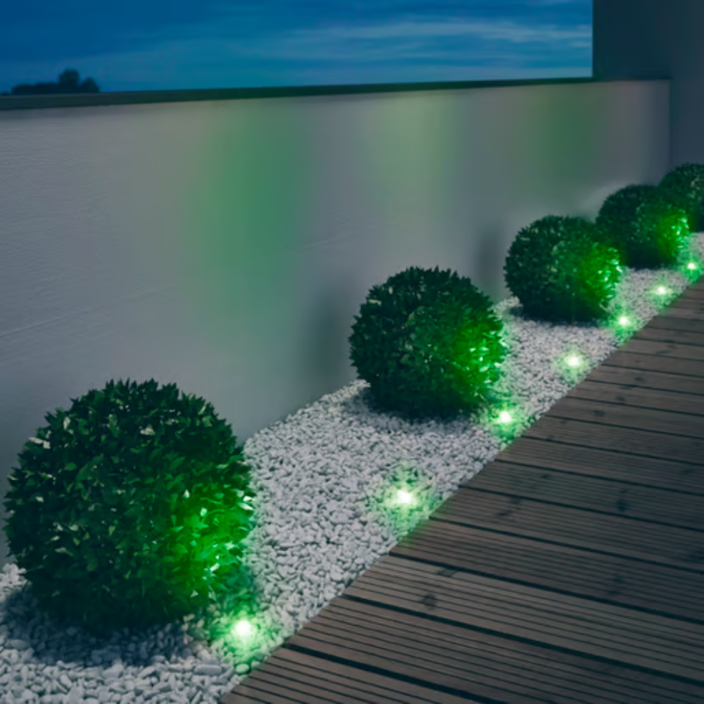 Foco LED MR16 3W Luz Verde Base GX5.3 Tecnolite