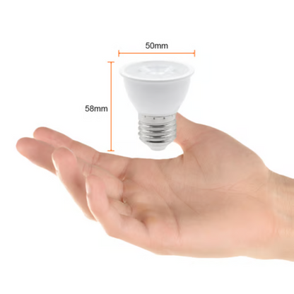 Foco LED PAR 6W Luz Fría Base E27 Tecnolite