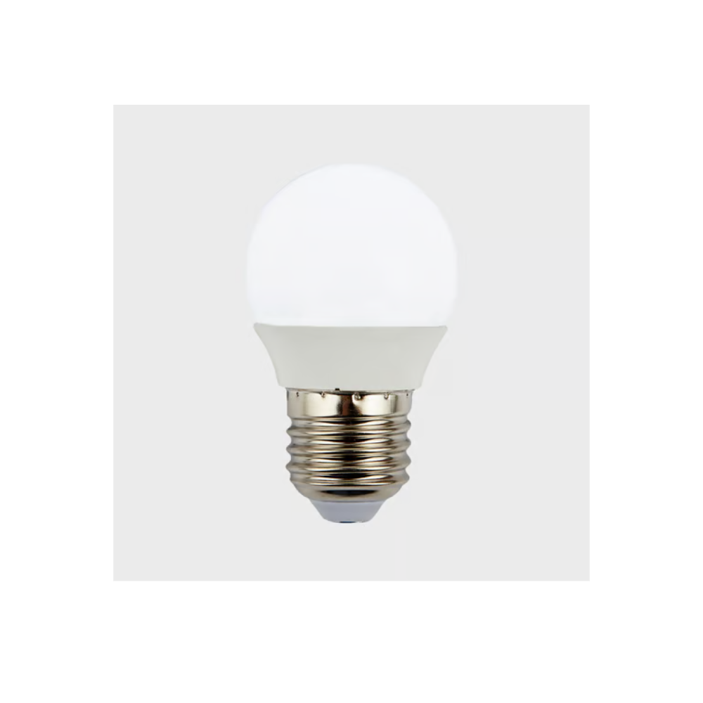 Foco LED Tipo Globo 4W Luz Fría Base E27 Tecnolite