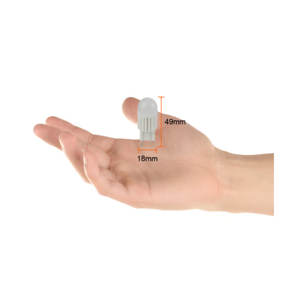Foco Tipo Ampolleta LED 3W Luz Cálida Base G9 Tecnolite
