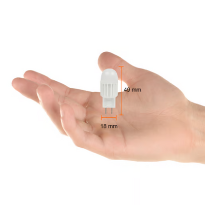 Foco Tipo Ampollta  LED 3W Luz Cálida Base 3W Tecnolite