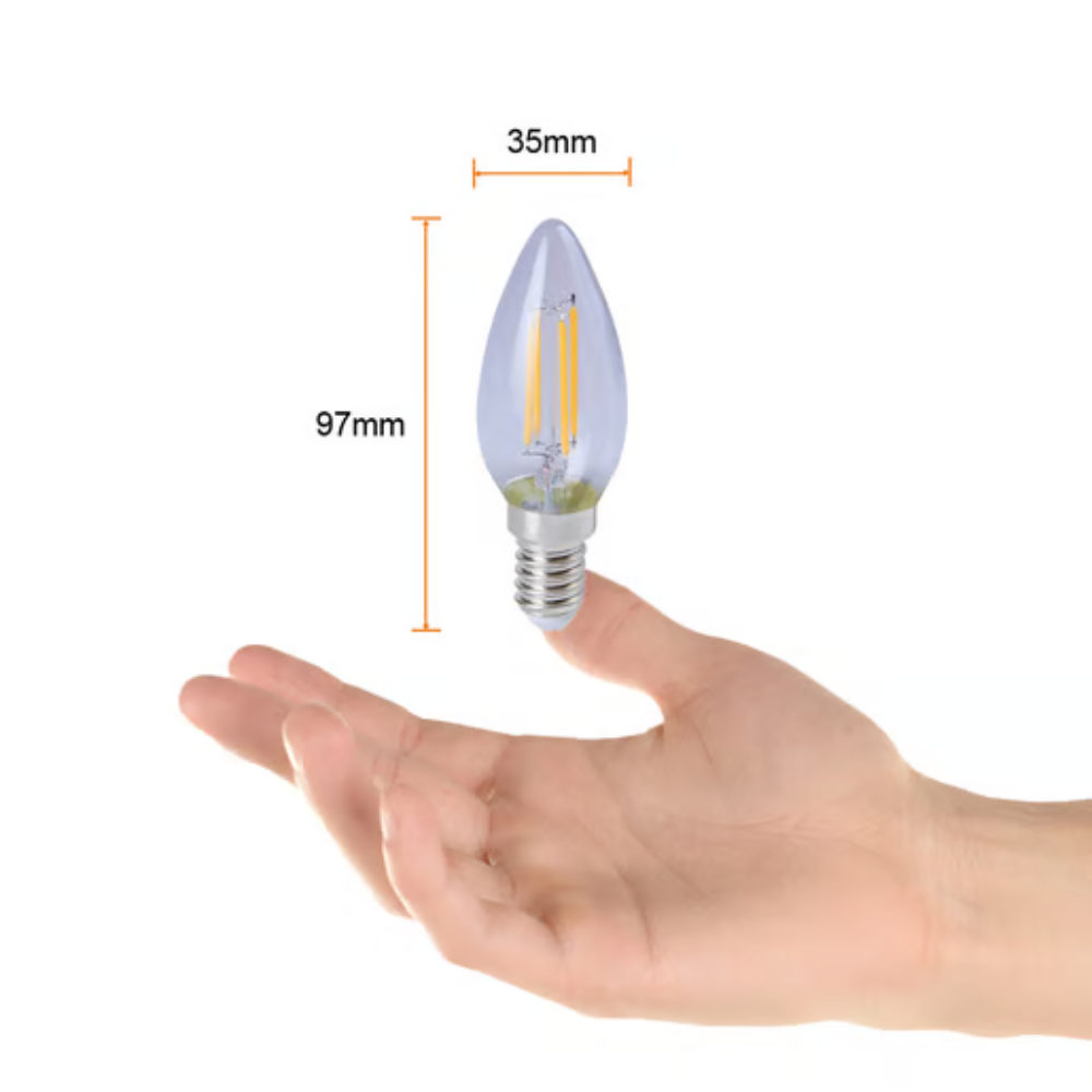 Foco tipo Vela 4.5W Luz Cálida Tecnolite