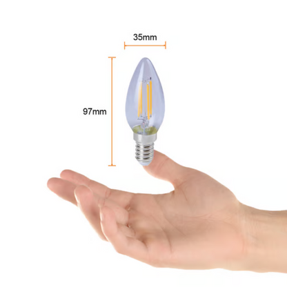 Foco tipo Vela 4.5W Luz Cálida Tecnolite