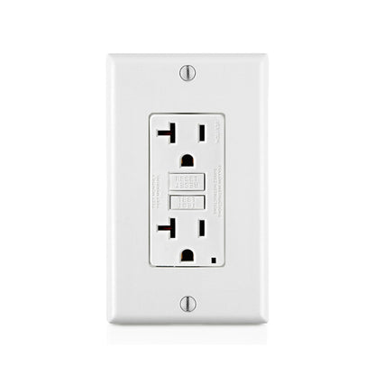 Placa con Contacto Dúplex 20A Blanco Leviton