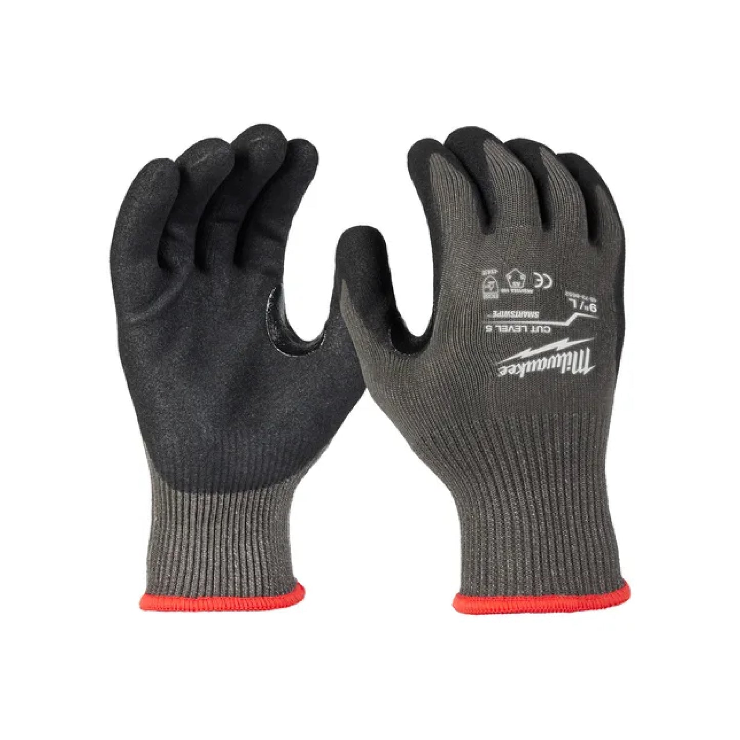 Guantes Anticorte Nivel 5 Talla G Nitrilo Milwaukee