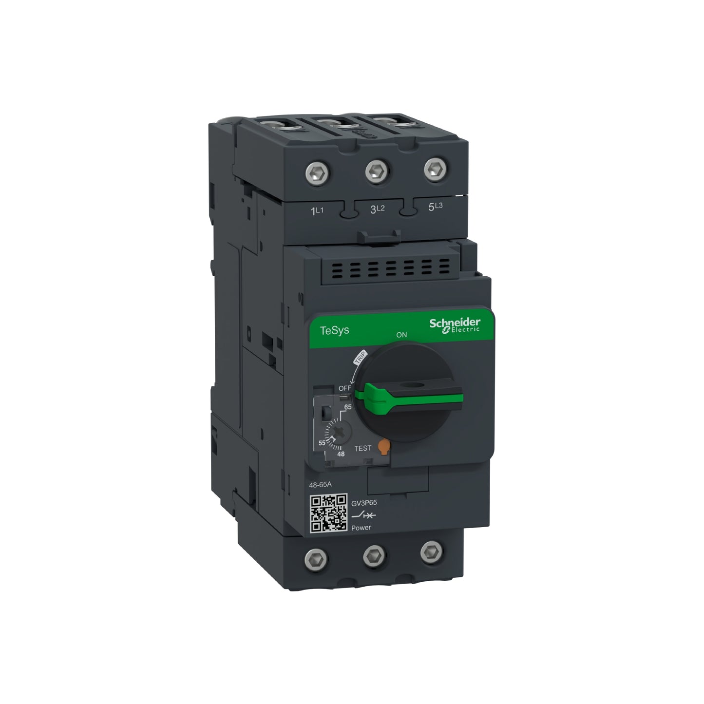 Tesys GV3-Circuit Breaker-Thermal-Magnetic-48…65 A-Everlink Btr Connectors Schneider Electric GV3P65