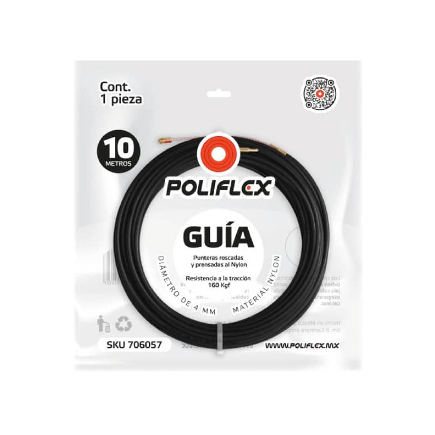 Guía para poliducto de 10m Poliflex