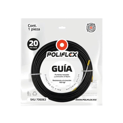 Guía para poliducto de 20m Poliflex