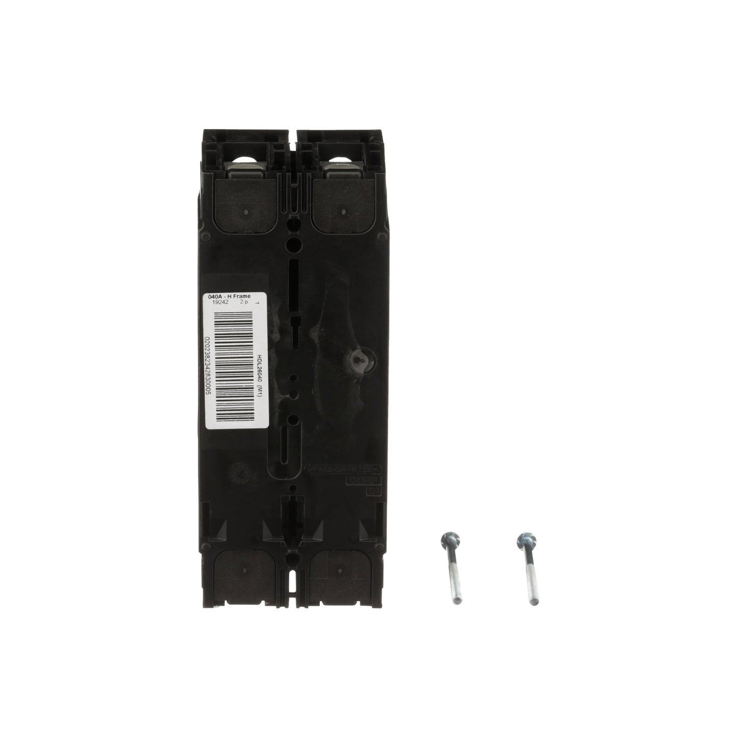 Interruptor termomagnético PowerPacT H, de 40A, 2 polos, 18kA a 600V, I-Line Schneider Electric HDL26040