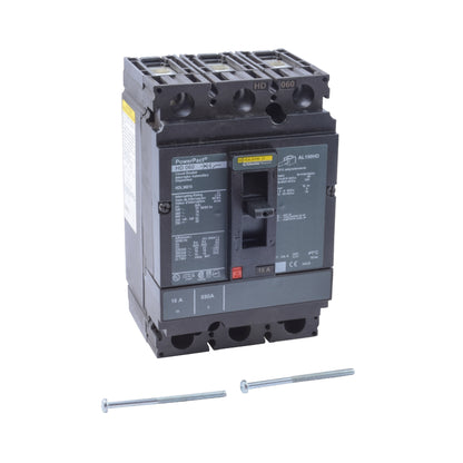 Interruptor termomagnético PowerPacT H, de 15A, 3 polos, 18kA a 600V, I-Line Schneider Electric HDL36015