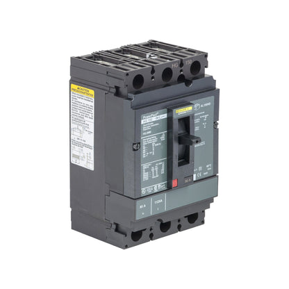 Interruptor termomagnético PowerPacT H, de 70A, 3 polos, 18kA a 600V, I-Line Schneider Electric HGL36070