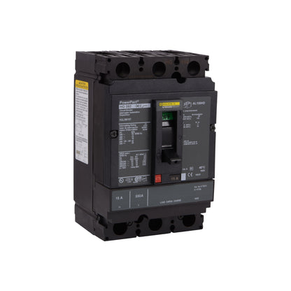 Interruptor termomagnético PowerPacT H, de 125A, 3 polos, 35kA a 600V, I-Line Schneider Electric HGL36125