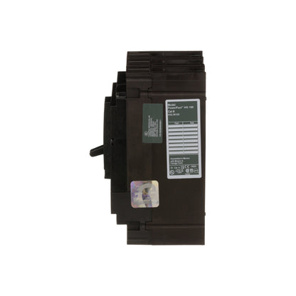 Interruptor termomagnético PowerPacT H, de 125A, 3 polos, 35kA a 600V, I-Line Schneider Electric HGL36125