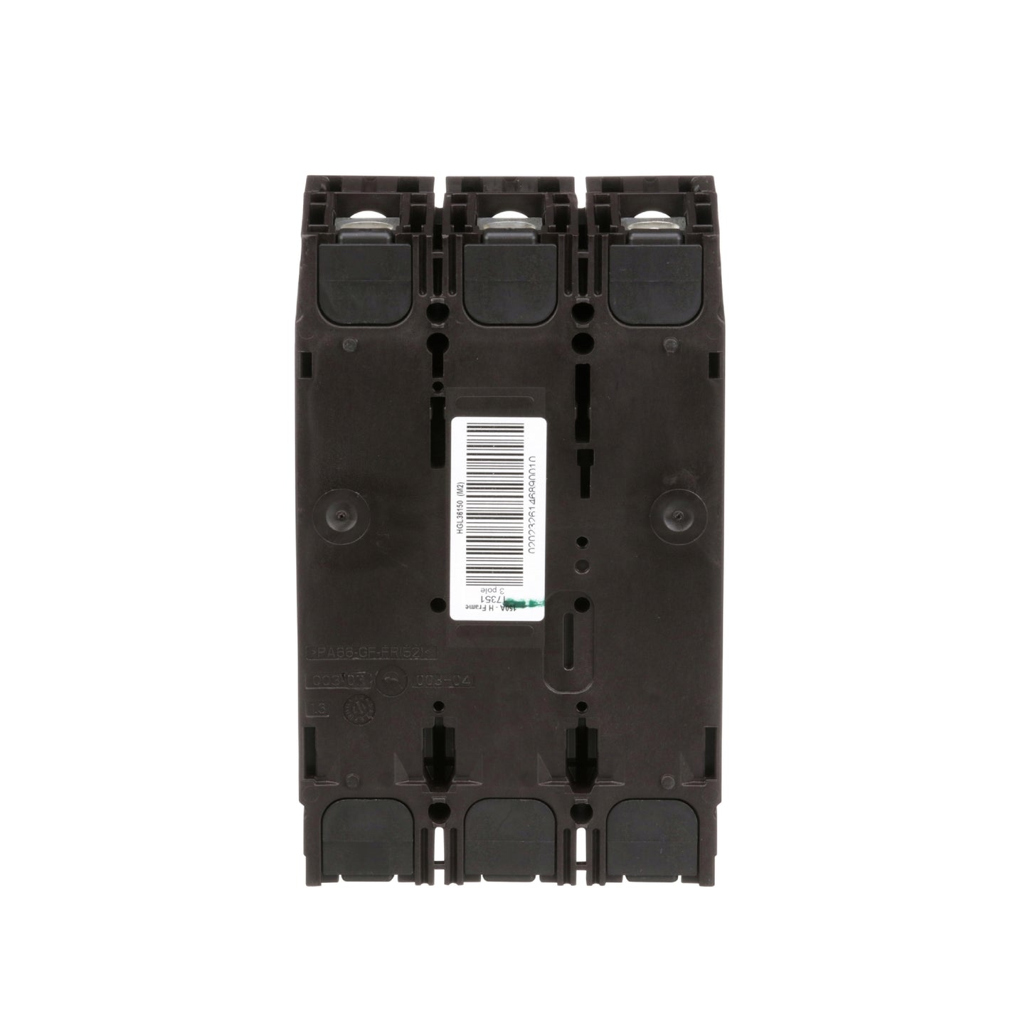 Interruptor termomagnético PowerPacT H, de 150A, 3 polos, 35kA a 600V, I-Line Schneider Electric HGL36150