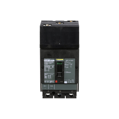 Interruptor termomagnético PowerPacT H, de 80A, 3 polos, 25kA a 600V, I-Line Schneider Electric HJA36080