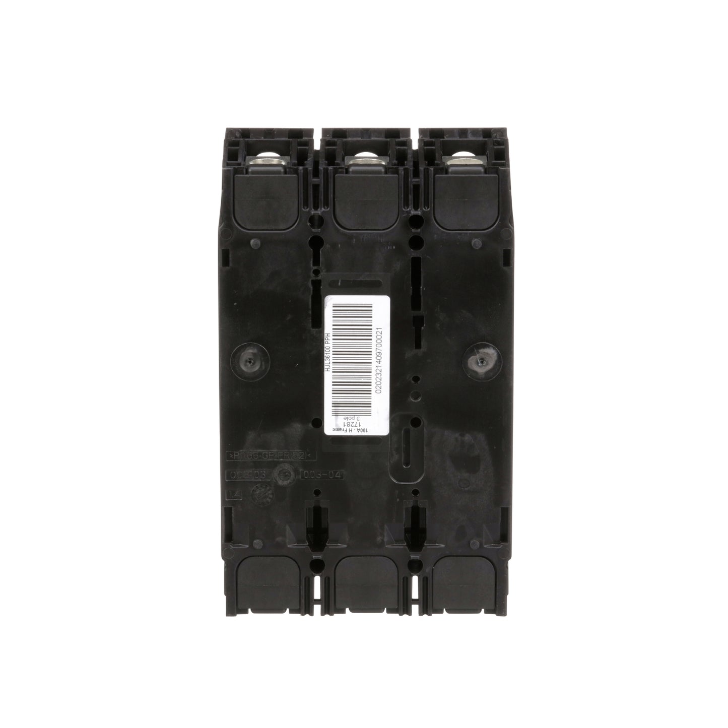 Interruptor termomagnético PowerPacT H, de 100A, 3 polos, 65kA a 600V, I-Line Schneider Electric HJL36100