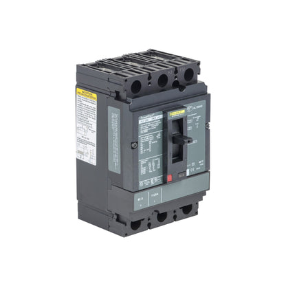 Interruptor termomagnético PowerPacT H, de 150A, 3 polos, 65kA a 600V, I-Line Schneider Electric HJL36150