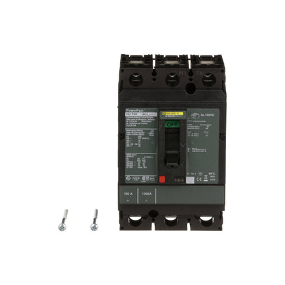 Interruptor termomagnético PowerPacT H, de 150A, 3 polos, 65kA a 600V, I-Line Schneider Electric HJL36150