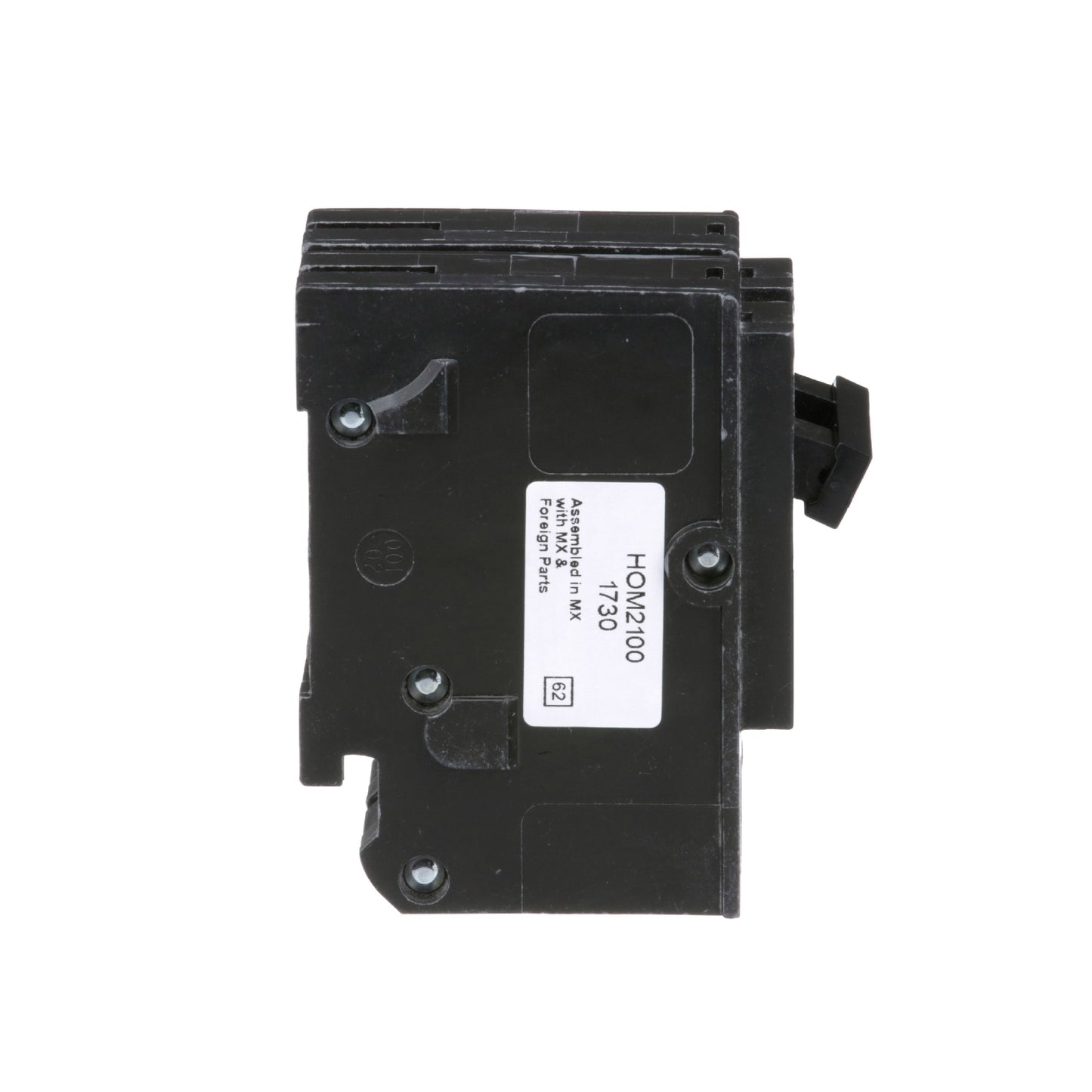 Homeline-Interruptor Miniatura Enchufable 10 kA 2x100 A Schneider Electric HOM2100