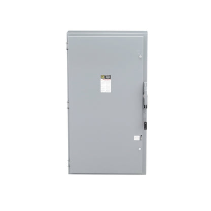 Interruptor de Seguridad sin Porta Fusibles Square D de 400A, 3 Polos, 600V, NEMA 1 Schneider Electric HU365