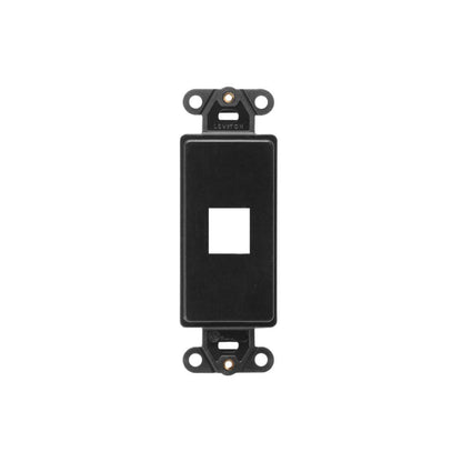 Chasis 1 Módulo Negro Decora Leviton