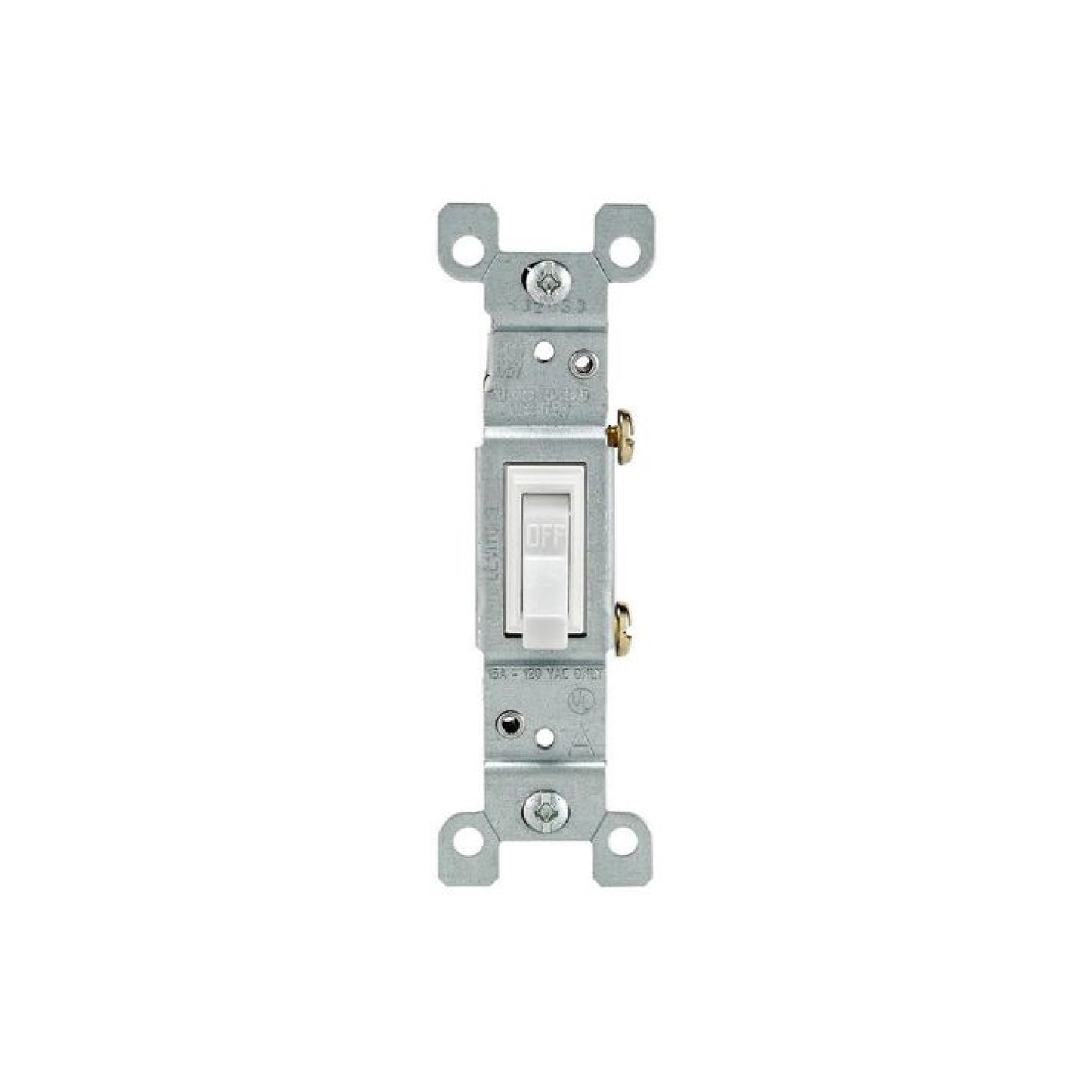 Apagador de Palanca 15A 120V Blanco Leviton