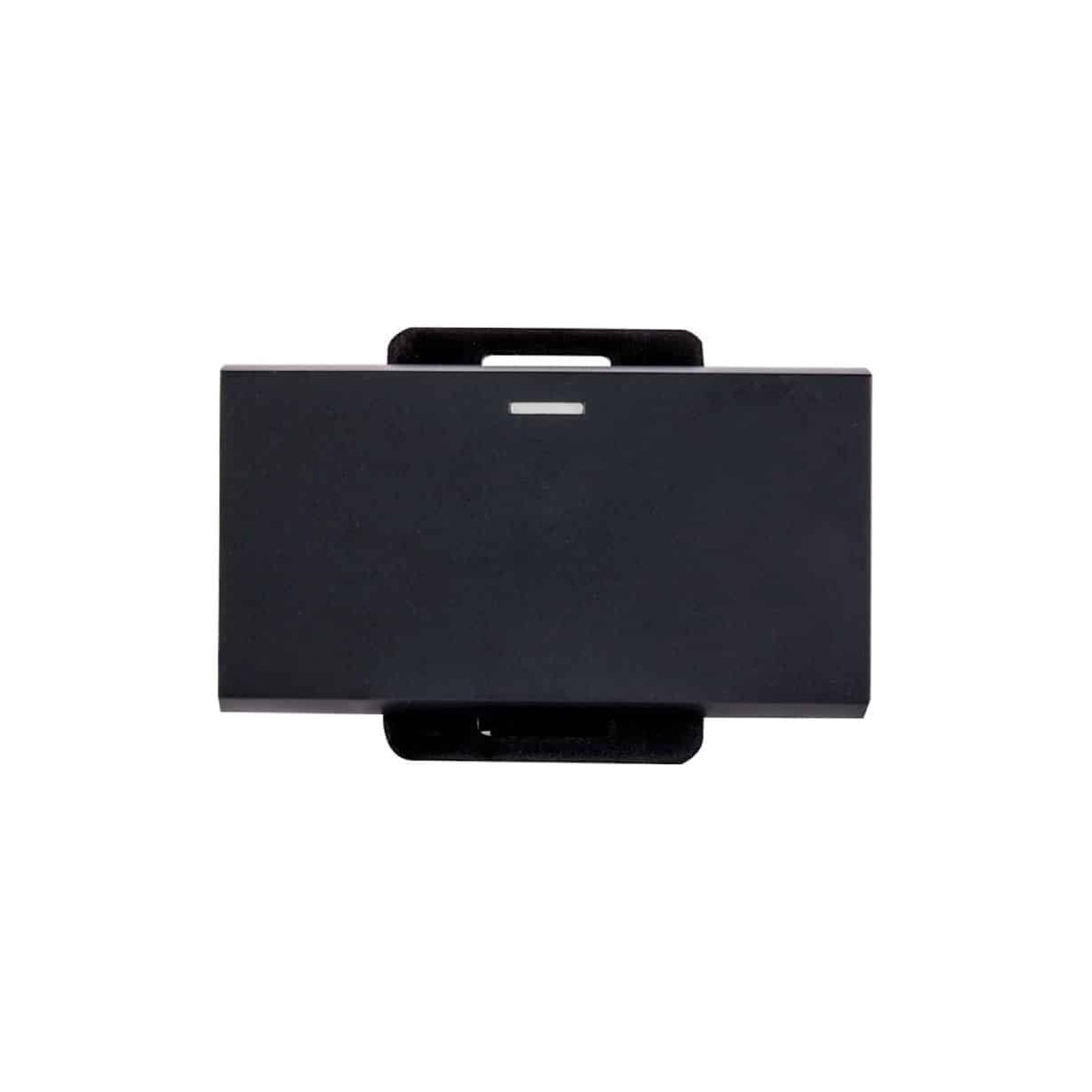 Apagador Sencillo 3/3 10A 250V Negro Mate Stalo & Kristalo Leviton