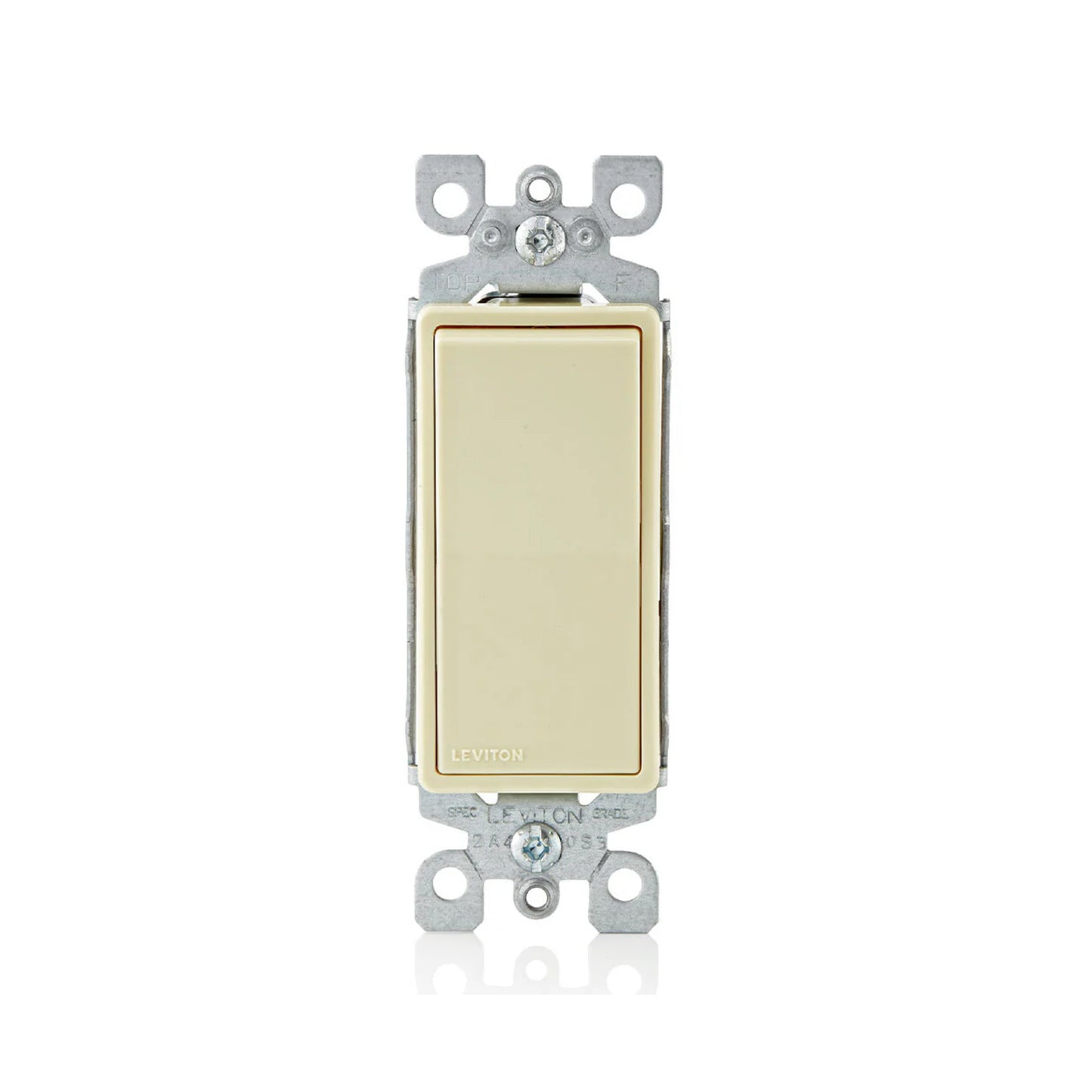 Apagador Silencioso 15A Marfil Decora Leviton