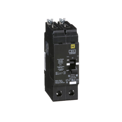Interruptor Atornillable Marco E 2P 20A 480 Vca 18/25kA Square D Schnieder Electric EDB24020