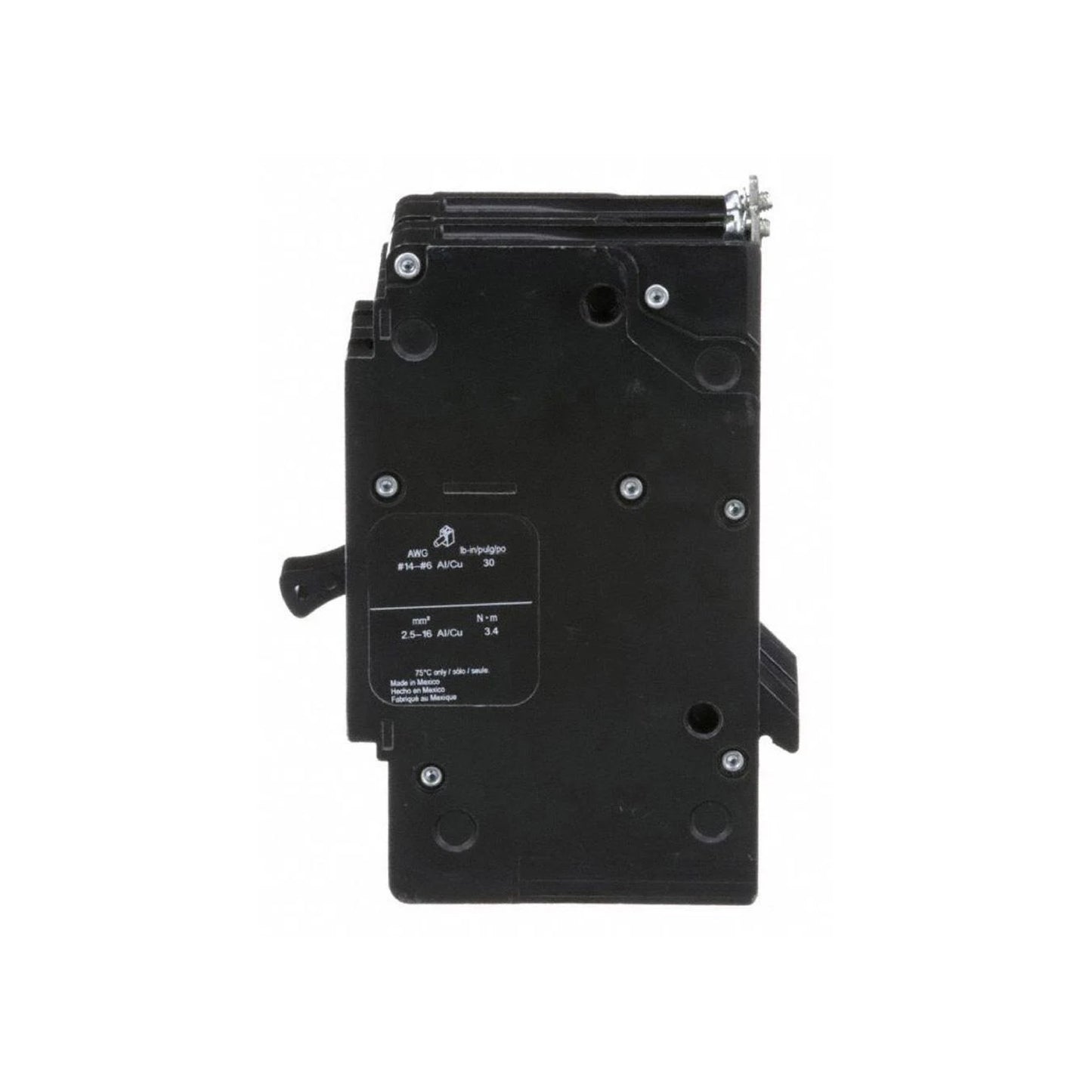 Interruptor Atornillable Marco E 2P 30A a 480/277 Vca 35/65kA Square D Schnieder Electric EGB24030