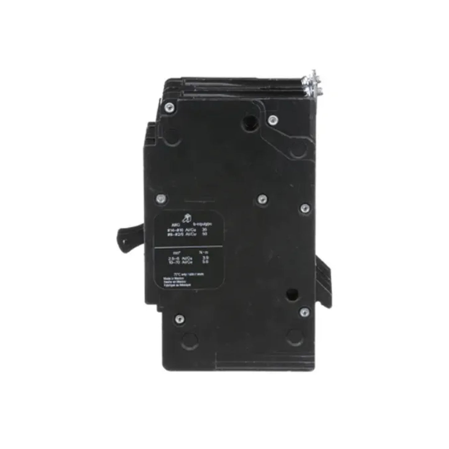 Interruptor Atornillable Marco E 2P 50A 480 Vca 18/25kA Square D Schnieder Electric EDB24050