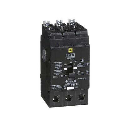 Interruptor Atornillable Marco E 2P 50A 480Y/277 Vca 18/25kA Square D Schnieder Electric EDB34050