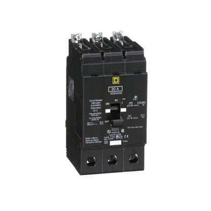 Interruptor Atornillable Marco E 3P 30A 480/277 Vca 18/25kA Square D Schnieder Electric EDB34030